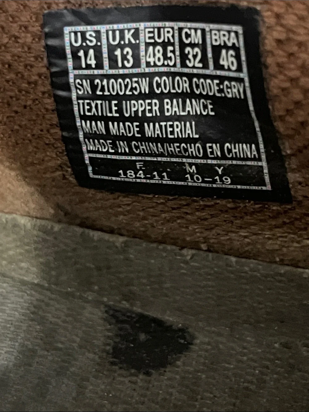 Skechers Gray Canvas Slip-On Loafers with Brown Lining